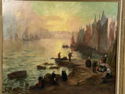 E. DEVICQ (19th-20th).

Return from fishing...