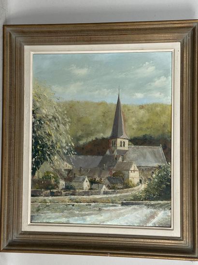 C. FRANCOIS (XXth).

The bell tower.

Oil...