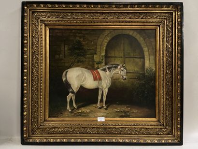 French school 20th century in the old taste.

Horse...