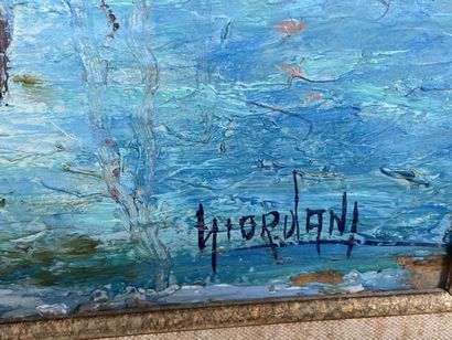 GIORDANI (XX).

The gondolier.

Oil on panel...