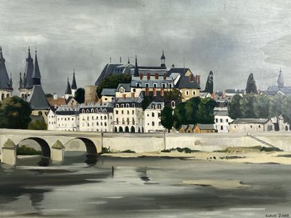 Claude SCHURR (1921-2014).

Blois.

Oil on...