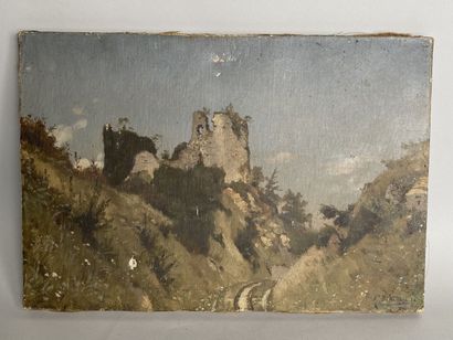 Alfred RENAUDIN (1866-1944).

Ruins.

Oil...