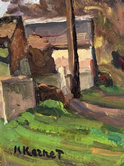 KERNET (20th).

The trailers.

Oil on panel...