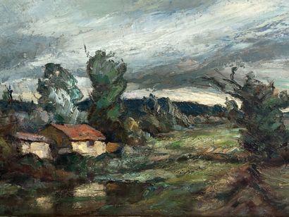 Georges GONTHIER (1886-1969).

Stormy sky...
