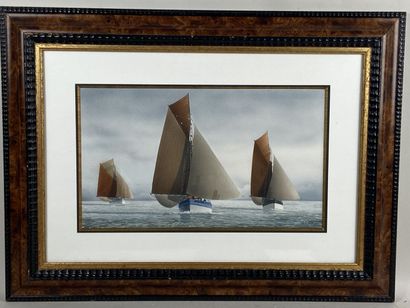 Hervé RICHARD (born in 1952).

The regattas.

Watercolour...