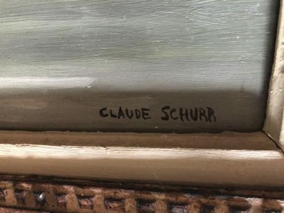 Claude SCHURR (1921-2014).

Blois.

Oil on...