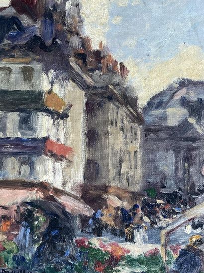 Fernand MAILLAUD (1863-1948).

Market with...