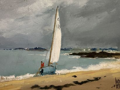 Pierre PETIT (20th).

Sailing boat on the...