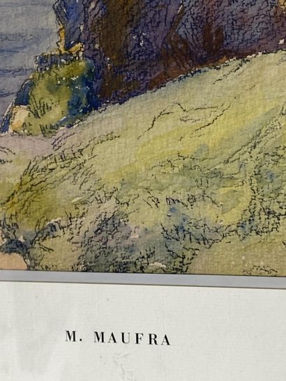 French school of the 20th century.

Seaside.

Watercolour.

29...