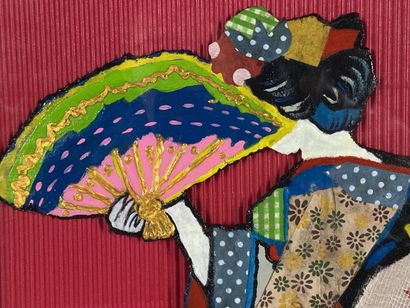 Nathalie ROUX (born in 1963).

Geisha.

Mixed...