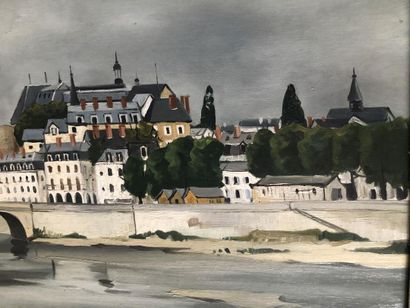 Claude SCHURR (1921-2014).

Blois.

Oil on...