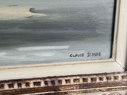Claude SCHURR (1921-2014).

Blois.

Oil on...