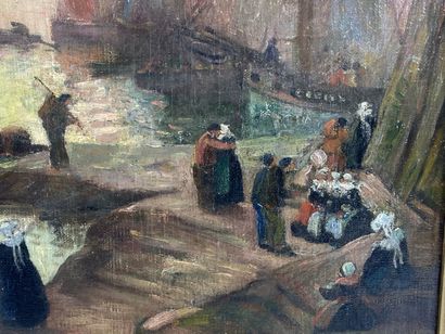 E. DEVICQ (19th-20th).

Return from fishing...