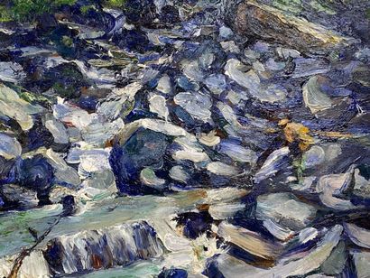 Enrico VEGETTI (1863-1951).

The trout catchers.

Oil...