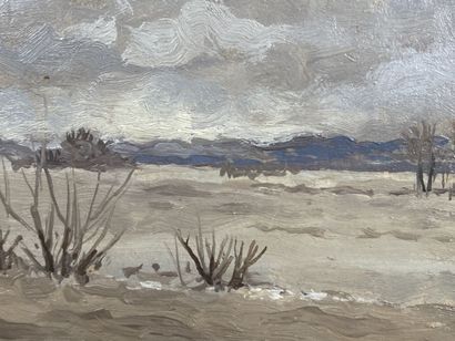 François VERDIER (20th).

Storm on the Loire.

Oil...