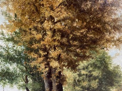 French school of the 19th century.

Countryside...