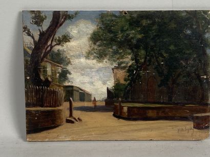 X. de SEGRAY (19th-20th century).

The entrance...