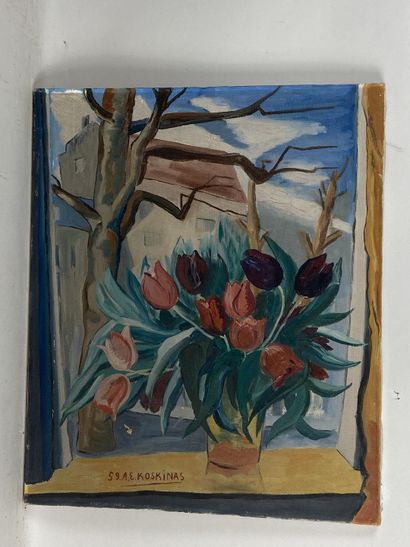 A.E. KOSKINAS (20th).

Bouquet of tulips...