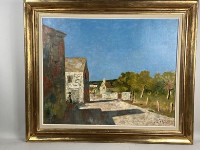 Roland OUDOT (1897-1981).

Village of Grosrouvre...