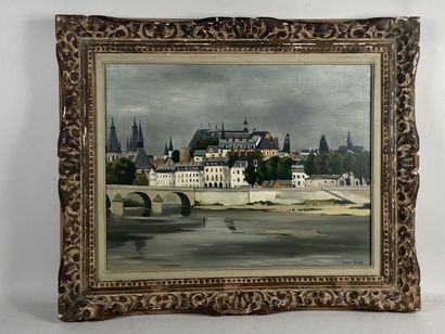 Claude SCHURR (1921-2014).

Blois.

Oil on...