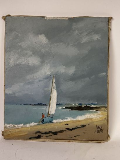 Pierre PETIT (20th).

Sailing boat on the...
