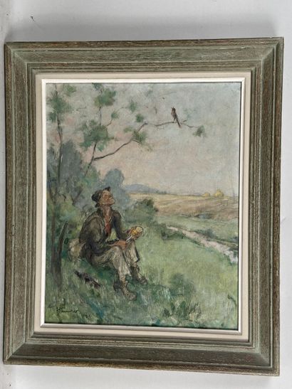 20th century school.

The poet tramp.

Oil...