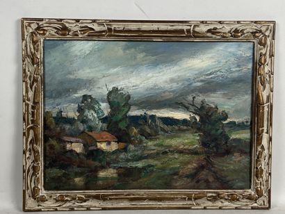 Georges GONTHIER (1886-1969).

Stormy sky...