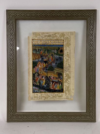 Antique Indo-Persian gouache.

30 x 20,5...