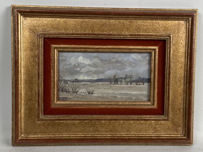 François VERDIER (20th).

Storm on the Loire.

Oil...