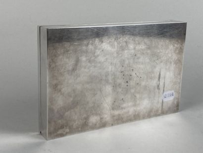 HERMES, Paris.

Boîte rectangulaire en métal...