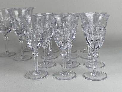 DAUM FRANCE.

Partie de service de verres...