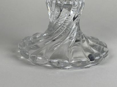 BACCARAT.

Candélabre en cristal à deux feux...