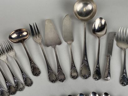 CHRISTOFLE, vers 1900.

Importante ménagère...