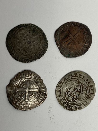 4 monnaies royales à identifier.

Billon