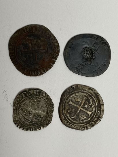 4 monnaies royales à identifier.

Billon