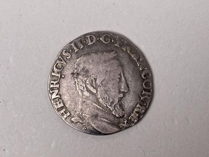 Henri II Teston à la tête nue et au buste...