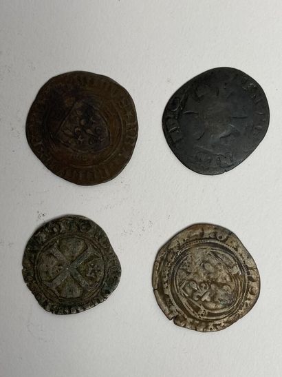 4 monnaies royales à identifier.

Billon