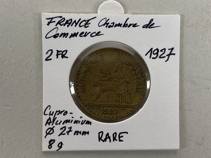 Pièce de 2 Fr 1927.

Chambre de Commerce...