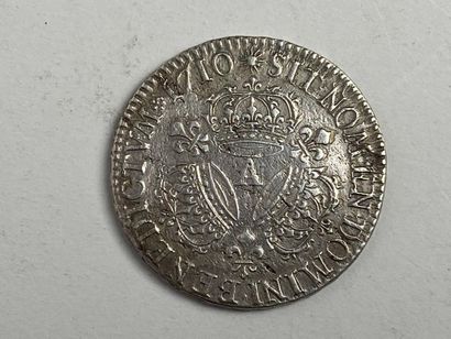Louis XIV (1643-1715).

Demi-écu aux 3 couronnes...