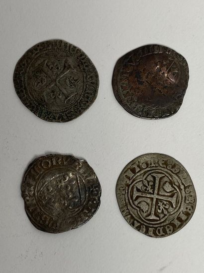 4 monnaies royales à identifier.

Billon