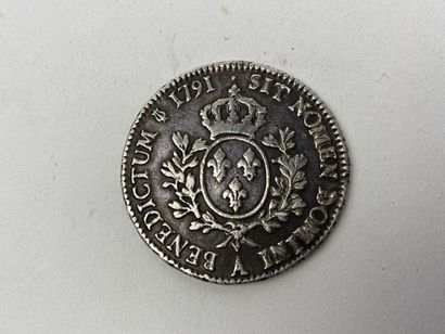 Monnaie royale. Ecu aux branches d'olivier...
