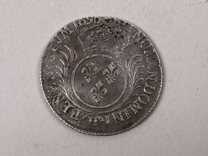 Louis XIV (1643-1715).

1/4 d'écu aux palmes.

Argent....