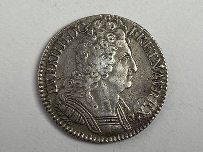 Louis XIV (1643-1715).

Demi-écu aux 3 couronnes...