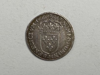 Louis XIV (1643-1715).

Douzième d'écu à...
