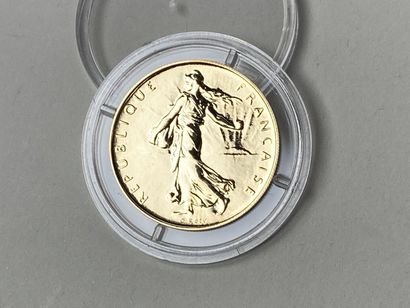 Sous coffret Monnaie de Paris :

1 franc...