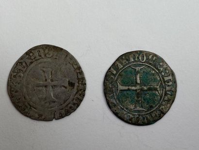Duché de BRETAGNE.

Lot de 2 Blancs aux mouchetures...