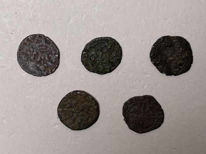 Principauté des Dombes.

Lot de 5 Liards...