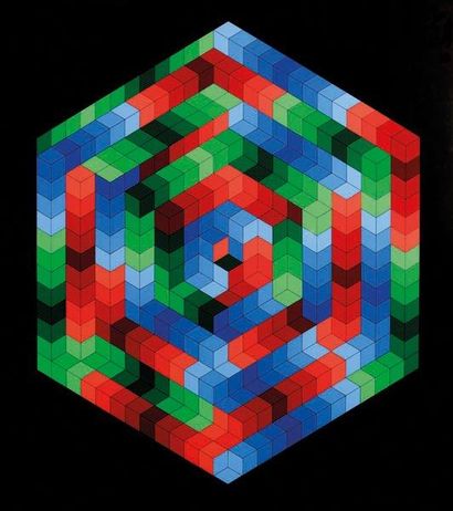 VASARELY Victor
Composition Sérigraphie sur...