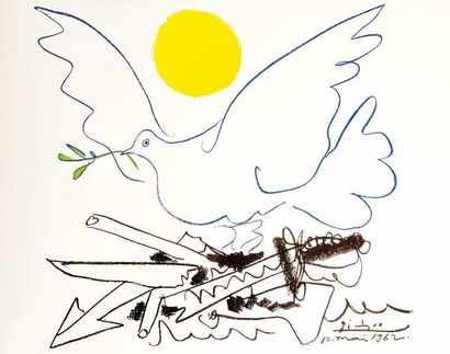 PICASSO Pablo
Les armes à la ferraille Lithographie...