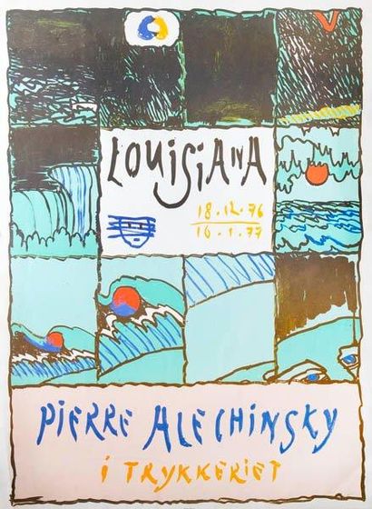 ALECHINSKY Pierre
Louisiana Affiche lithographique...